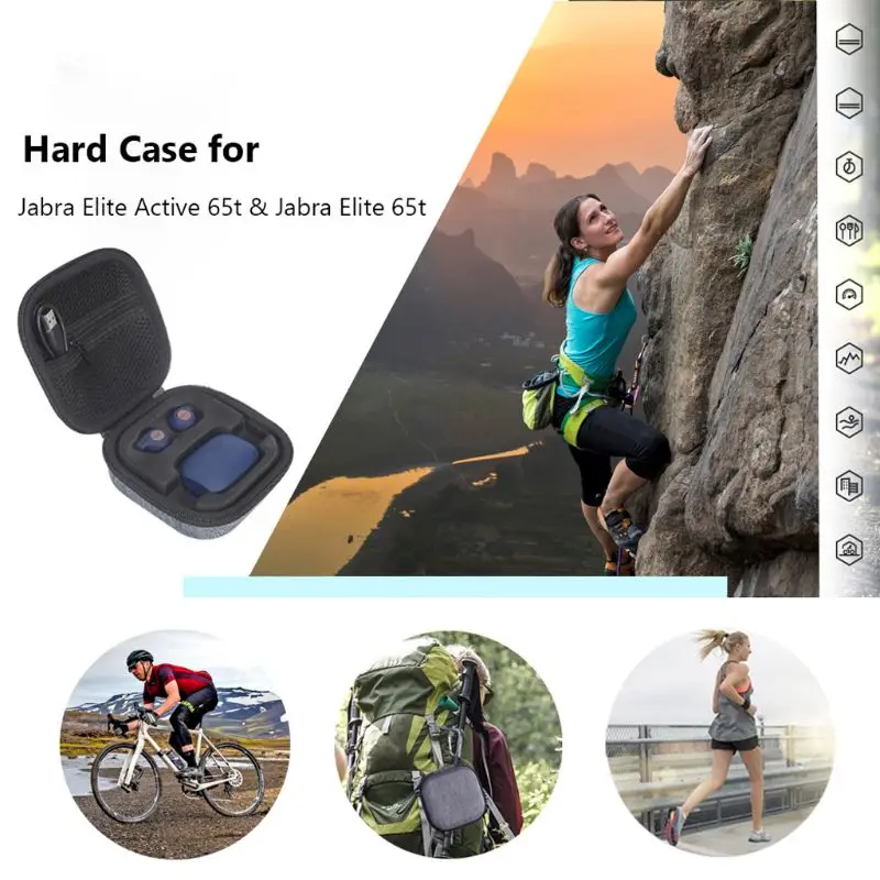 EVA ударопрочный жесткий защитный чехол ДЛЯ Jabra Elite Active 65t аксессуары для наушников