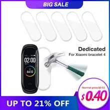 Защита от падения 4 гидрогеля Защитная закаленная пленка для Xiaomi Mi группа 4 защитная пленка полноэкранная проницаемая пленка HD Explosion