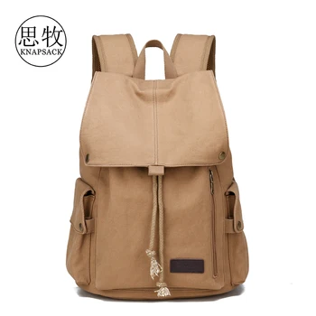 

men's backpack canvas backpack school bag men's travel bags large capacity backpack laptop backpack bag high qualit
