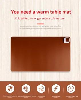 

Creative Heating Warm Table Mat Heating Table Mat Warm Hand Mouse Office Electric Warm Tablecloth Table Mat