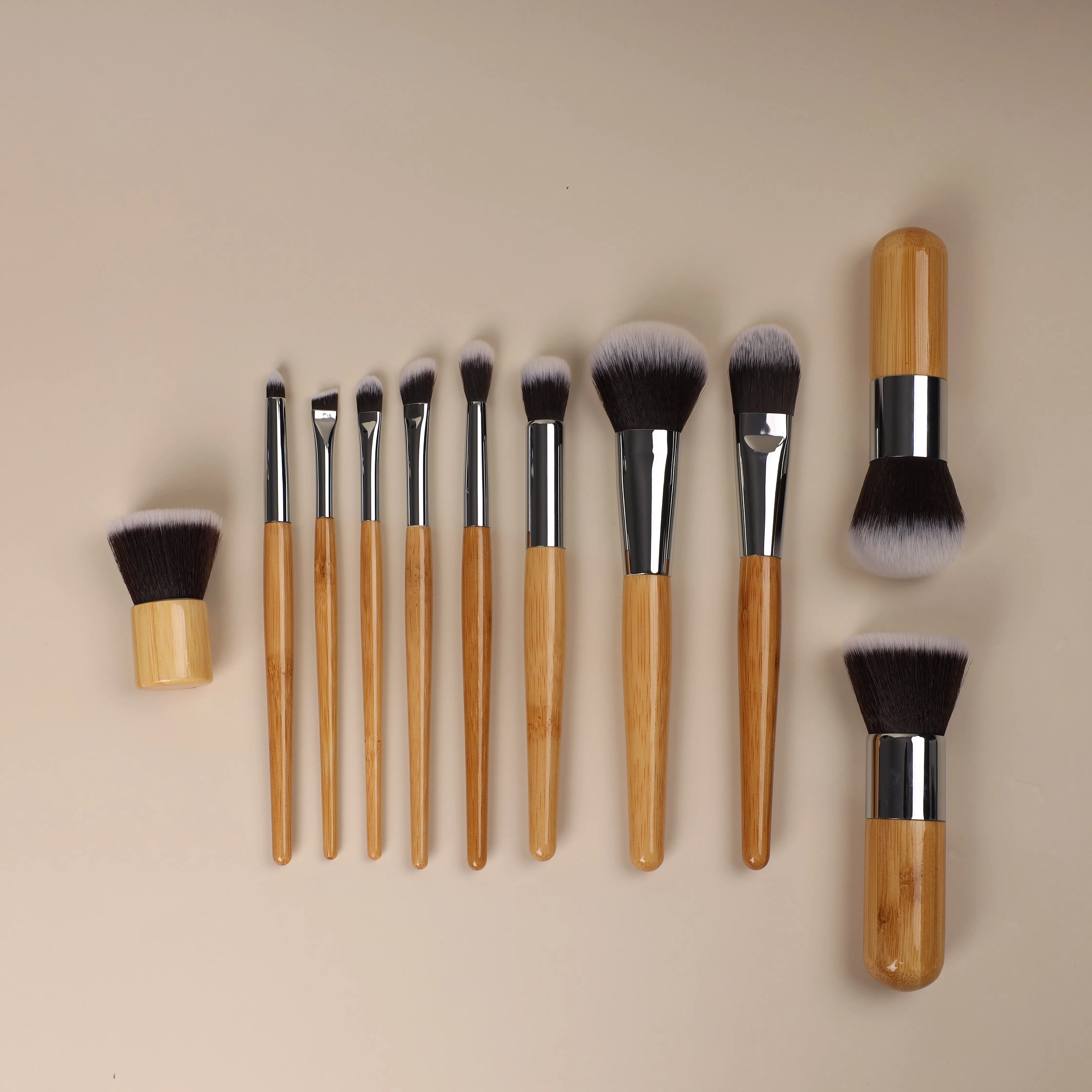 factory Custom professional fashion unique super soft bamboo makeup brush bamboo brush makeup tool dent master professional dent repair stainless hammer for auto repair and car fix super high quality
