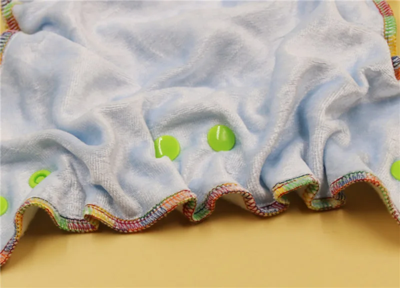 Детские тканевые подгузники без вставки, Бамбуковая Бархатная ткань,, моющиеся многоразовые подгузники одного размера