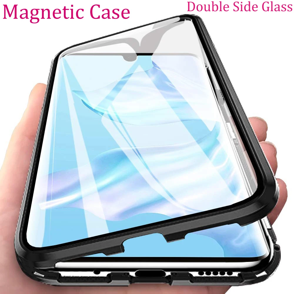 

Double Side Glass Magnetic Case For Huawei Honor 20 10 Pro Lite 8X Nova 5i 5Pro 4 4E 3 3i Mate 20X 10 Pro Psmart Z Y9 V20 Case