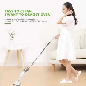 

Spray Mop for Hardwood Floors Dust Mop with Microfiber machine washable Pad for a Quick Cleaner with a Refillable Water Bottle