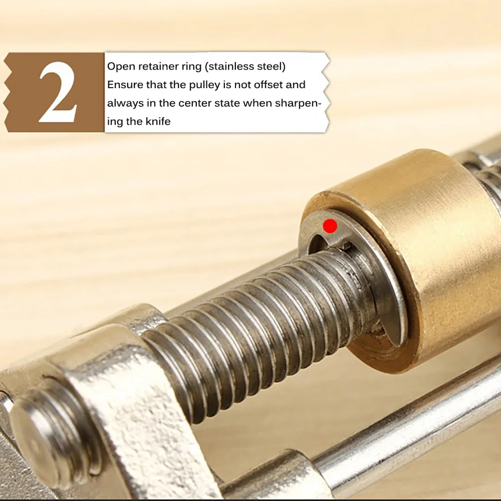 Chisel Sharpener Outdoors Holder Manual Home Cutter Fixed Angle for Wood Chisel Planer Blade Flat Chisel Edge Sharpening