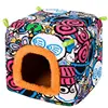 Small Animal Guinea Pig Hamster Hedgehog Bed House Warm Cage Bed Habitat Cave