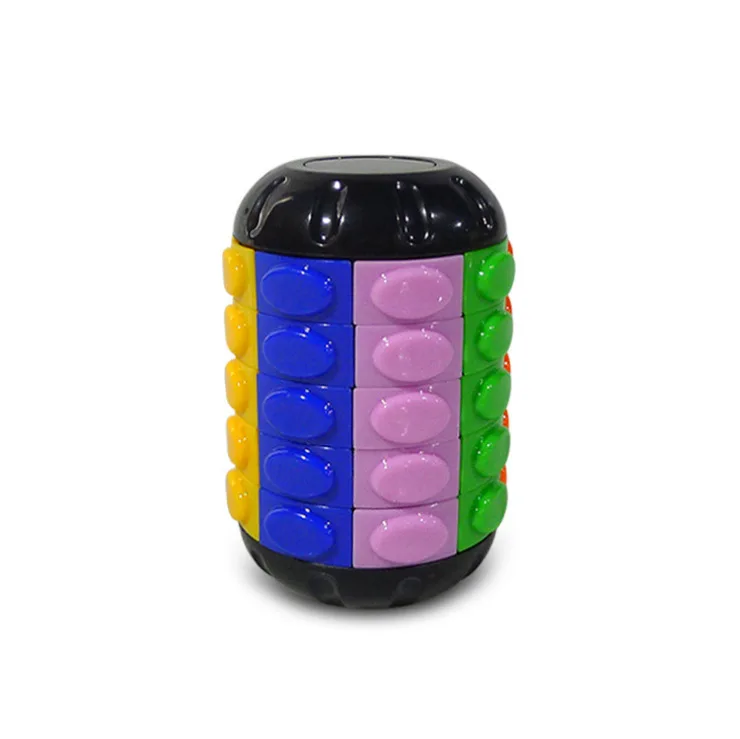 

Hot Selling Novelty Creative Magic Cube 4D Color Magic Rubik's Cube Relaxation Decompression Toy Cylindrical Magic Cube