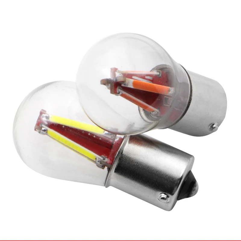 2 шт. P21W BAU15S светодиодный автомобильная лампа 1156 ba15s 7506 P21/5 Вт PY21W S25 цвет красный, желтый тормозной обратный поворот сигнальные огни стайлинга автомобилей