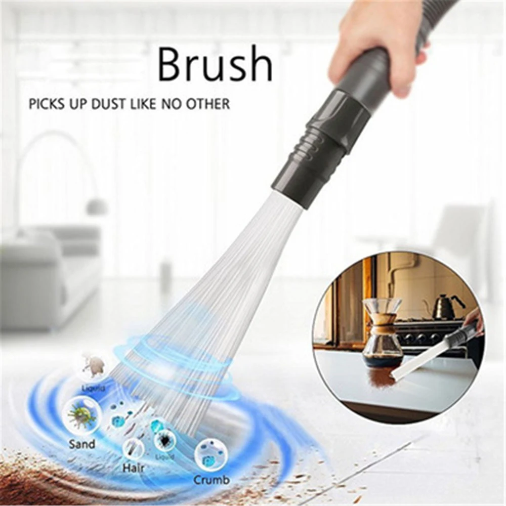 

Dust Cleaner Household Straw Tubes Dust Brush Remover Portable Universal Vacuum Tools Attachment Dirt Clean