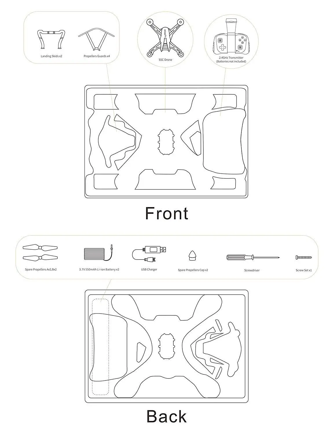 SNAPTAIN S5C Drone WiFi FPV 720P HD drones camera Voicewith control Gravity Sensor Function RTF Christmas Gift For Kid Beginner