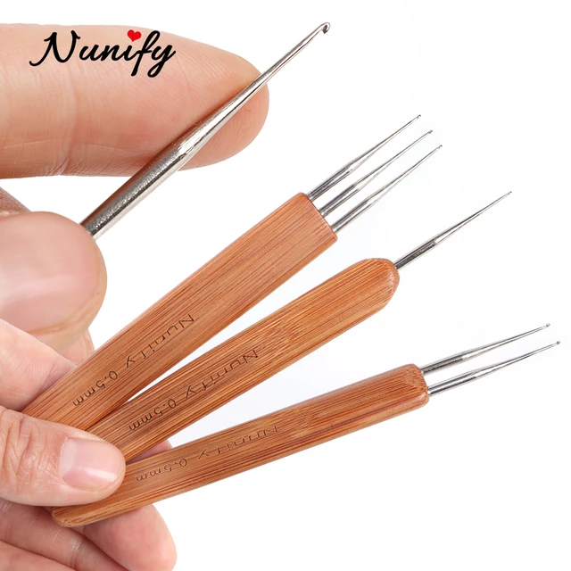 Nunify Weaving Latch Hook Needle Dreadlock Crochet Wig Hair Needle For  Micro Braids Tools Hair Accessories Tools For Making Wigs - AliExpress