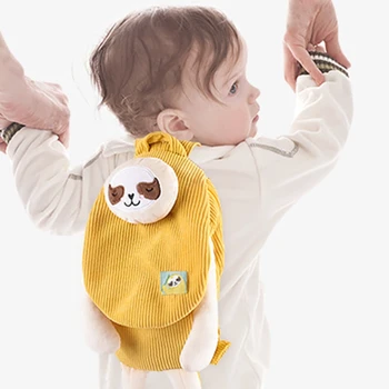 

3D Cartoon Animal Sloth Children Backpack Cute Toddler Travel Kindergarten School Bag for Baby Girls Boys 1-3 Years