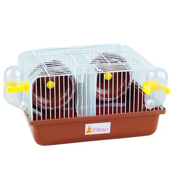 

Free Feeding Gift Package Small Hamster Cage Anti-fighting Isolation Cage Blind Date Wire Nest Transparent Portable Supplies