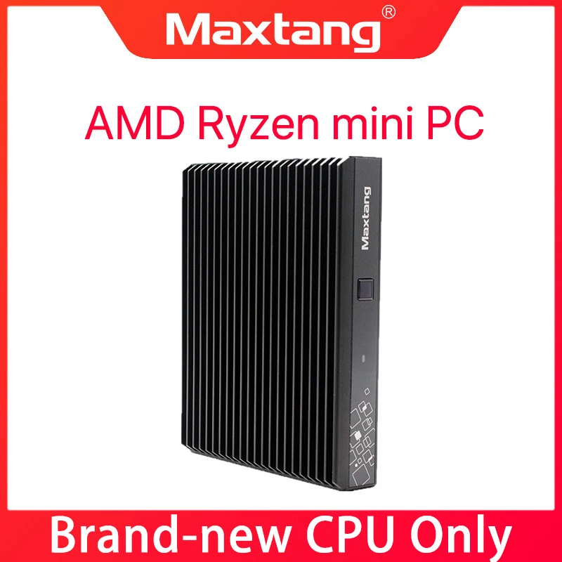 Mini PC Ryzen 5 2500U 3500U computadora de escritorio Windows 10 PC de juegos Dual DDR4 HDMI USB-C WiFi Bluetooth 4K Nvme SSD PC sin ventilador