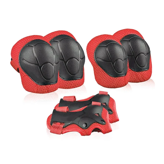 3 in 1 Kids Protective Gear Set for Skateboarding BMX Skating Cycling Rollerblading Scooter Riding Sports Knee Pads 2