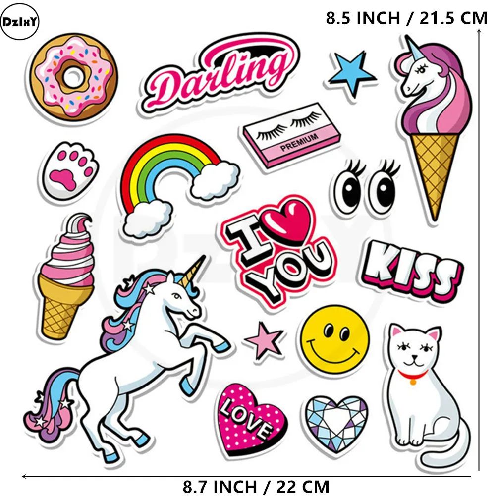 1-PCS-T-152 46 стилей) нашивки для детей с изображением животных, утюжок на теплопередаче полосатая бабочка-аппликация для поделок, футболка наклейки на заказ@ T - Цвет: 1-PCS-T-152