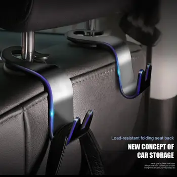 

Car Rear Seat 20kg Load-bearing Multifunction Hanger Bag Organizer Holder Hooks Автотовары Car Accessories