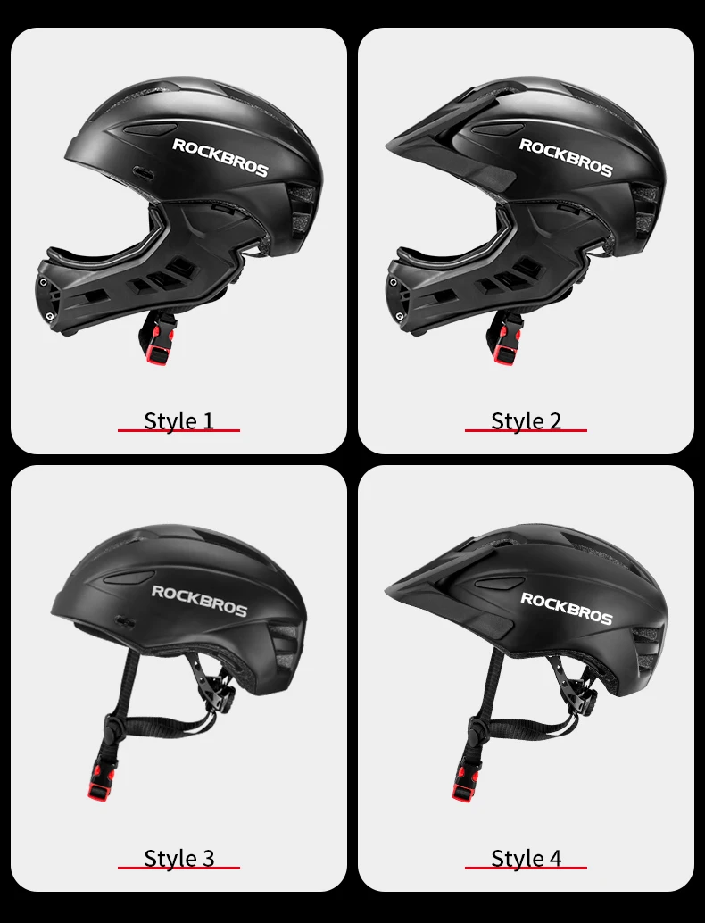 ROCKBROS Детский защитный шлем интегрально дышащий Сверхлегкий цельный-плесень полный Чехол Съемный Детский спортивный Лыжный велосипедный шлем