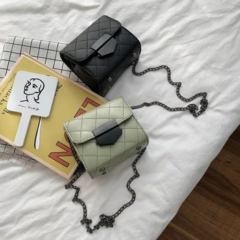 

2020 spring and summer new texture small square bag female small fragrance rhombic chain shoulder bag mini messenger bag