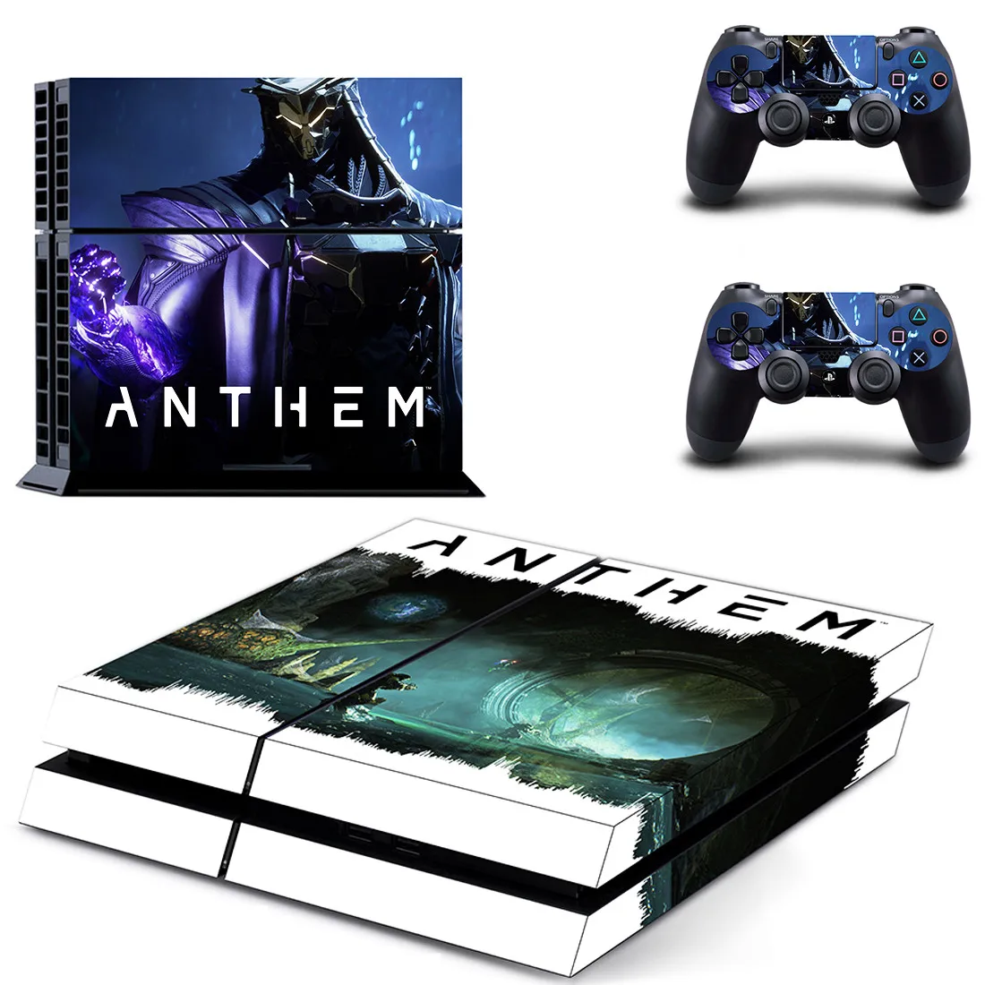 Anthem наклейка s PS4 виниловая кожа PS 4 наклейка Play station 4 наклейки Pegatinas Adesivo для консоли playstation 4 и 2 контроллера