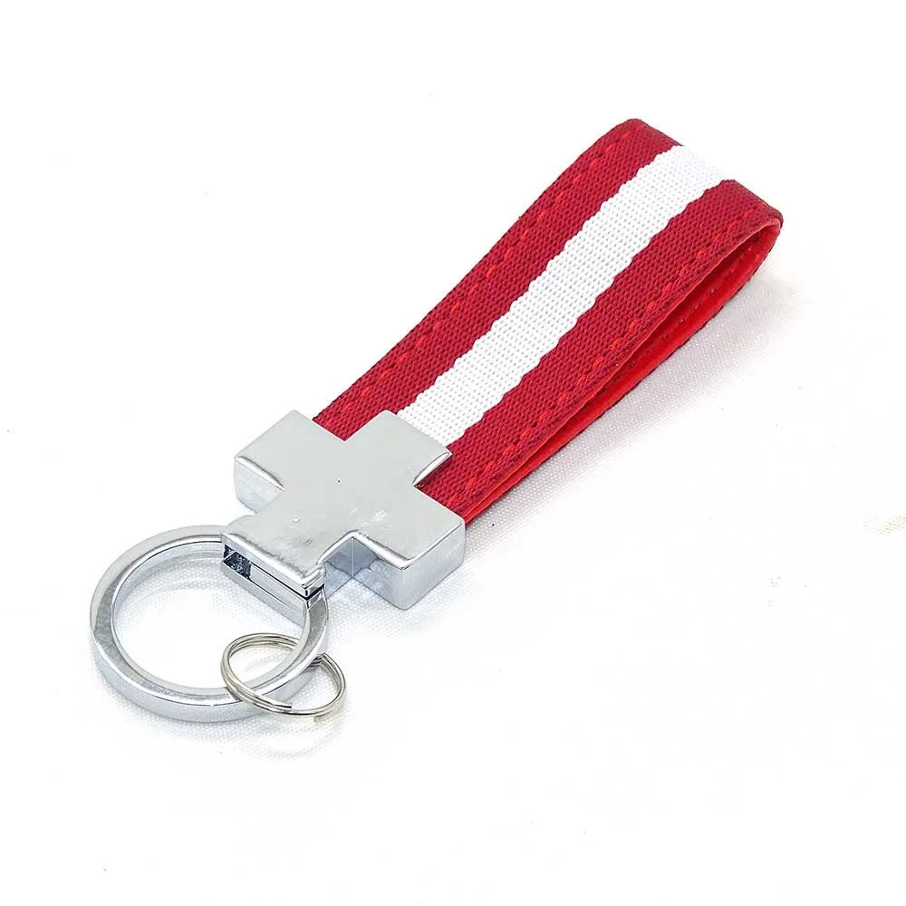 Japan flag keychain 2 кнопки мягкий силиконовый пульт дистанционного управления умный Автомобильный ключ чехол брелок подходит для Toyota Camry Prado CHR land cruiser prado Авто аксессуары - Название цвета: Japan flag keychain