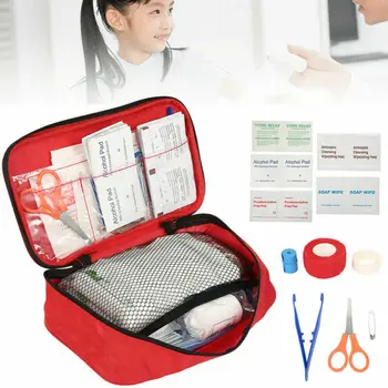 

Fast shipping 180 PIECE FIRST AID KIT MEDICAL EMERGENCY TRAVEL HOME CAR TAXI WORK 1ST AID BAG