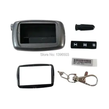 

10 PCS/lot A9 Case Keychain Key Body Cover for 2 Way Car Alarm Starline A9 A6 A8 A4 2-WAY LCD Remote Control Key Fob Chain