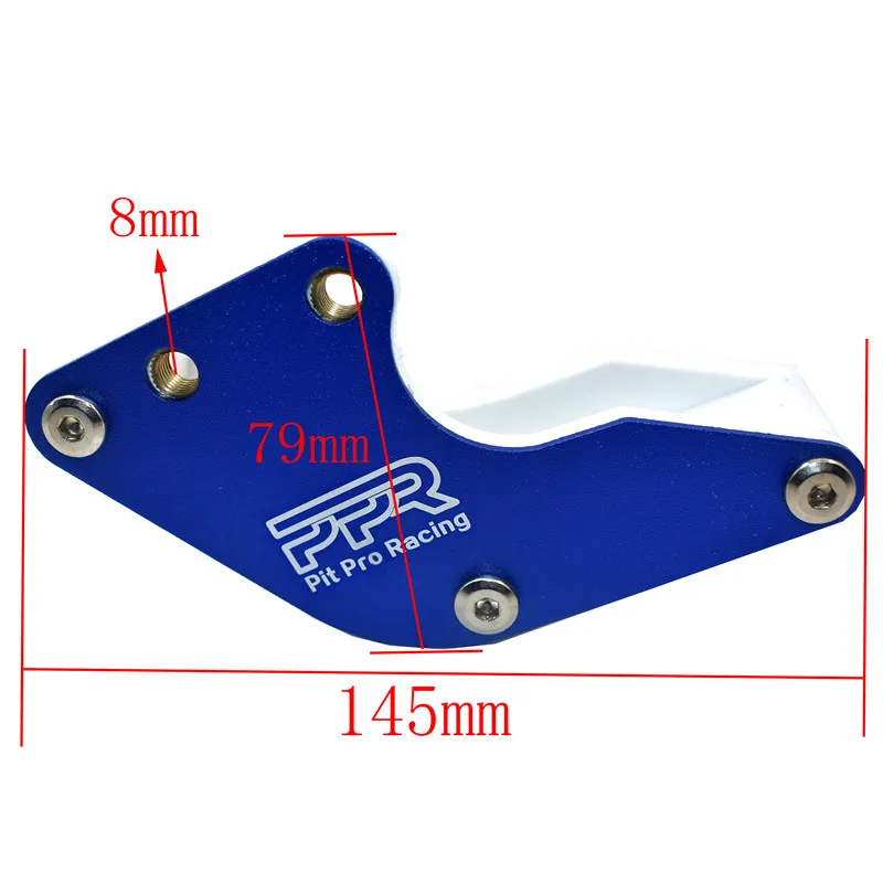 Sprocket Chain Guide Guard For Chain #420 #428 Chinese Dirt Pit Bike Motorcycle Motocross Aluminum With Plastic
