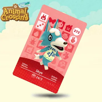 

272 Skye Animal Crossing Card Amiibo Cards Work for Switch NS 3DS Games
