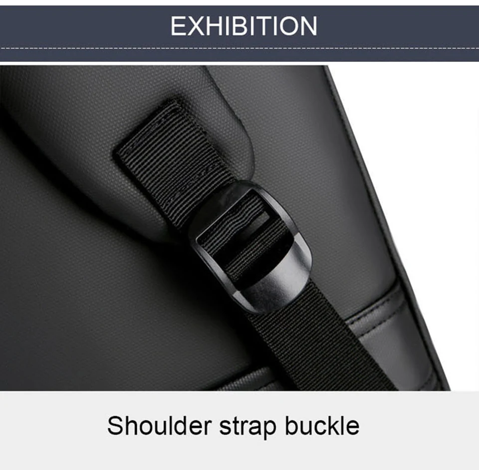 Mens USB Charging Backpack 14 15.6 inch Laptop Bags Male Business Bagpacks Waterproof Multifunctional Travel Backpack Man Bag (23)