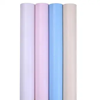 

3M Macaron Solid Color PVC Waterproof Self adhesive Wallpaper Living Room Kids Bedroom Decor Vinyl Contact Paper Kitchen Cabinet