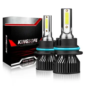 

2 x9004 LED Headlight lights kits Conversion Kit COB Bulb 50W 5000LM White High Power 6000K Automobiles Headlight Bulbs