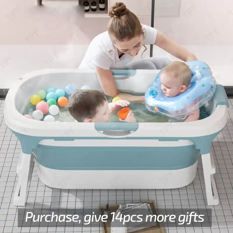 jf mall folding portable baby bathtub