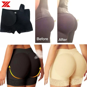 

HEXIN Women Booty Pads Shaper Padded Butt Lifter Panty Butt Hip Enhancer Fake Hip Shapwear Underwear Briefs Push Up Panties