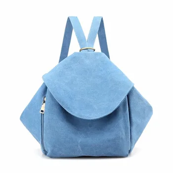 

Vintage Casual Backpack Fashion Art Canvas Solid Color Backpacks Ladies Hit Color Square Wash Bags 2020 New