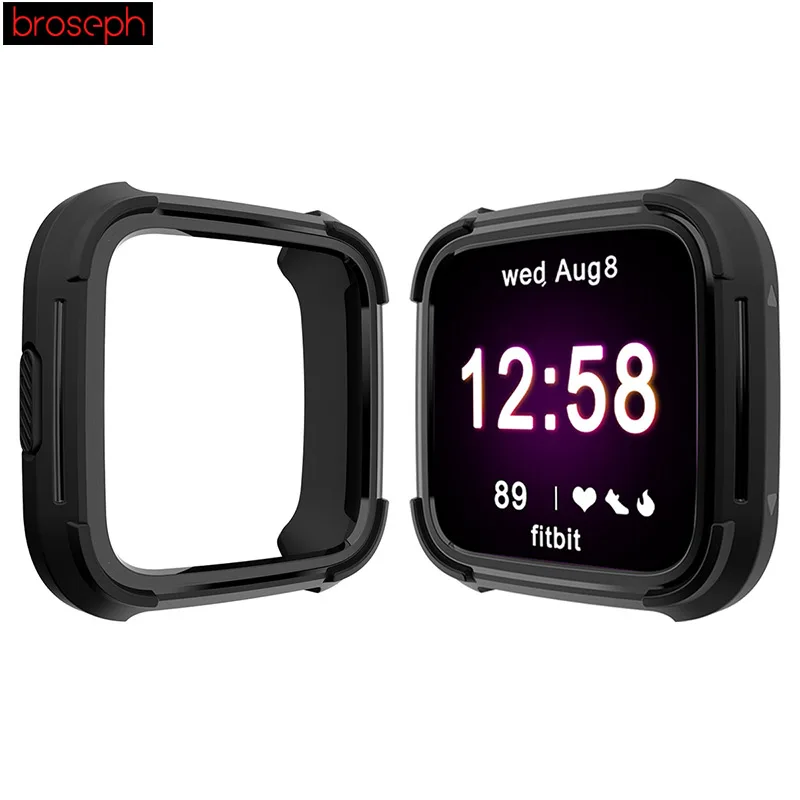 Защитный чехол для экрана для Fitbit Versa Lite силиконовый защитный чехол умных часов чехол s Watch оболочка Рамка Бампер аксессуары