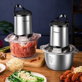 Automatic Stainless Steel Meat Grinder Multifunction Powerful Mincer Food Processor Electric Chopper Cocina Kitchen Tool MM60JRJ 2