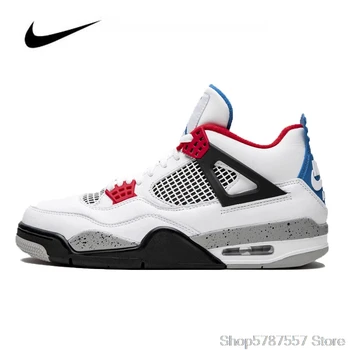 

Nike Air Jordan 4 SE What the 4 GS Women's Basketball Shoes Original High-top Comfortable Sports Outdoor Sneakers 408452-146