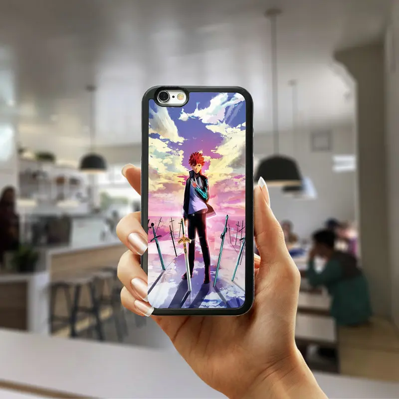 ПК жесткий пластиковый чехол для телефонов чехлы для iphone 8 7 6 6S Plus X XR XS Max 5s 5 SE 4 4s Shell Zero Fate Stay Night Unlimited