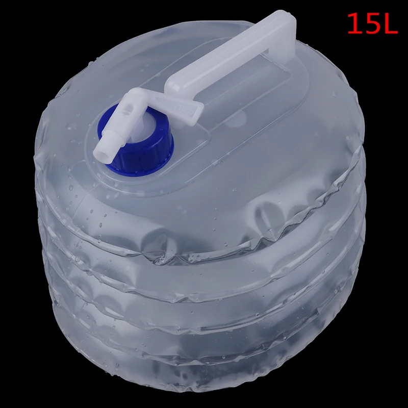 8L 10L 15L открытый складной, сворачивающийся мешок для воды контейнер для кемпинга походов портативный для выживания воды для хранения и переноски сумка - Цвет: 15L