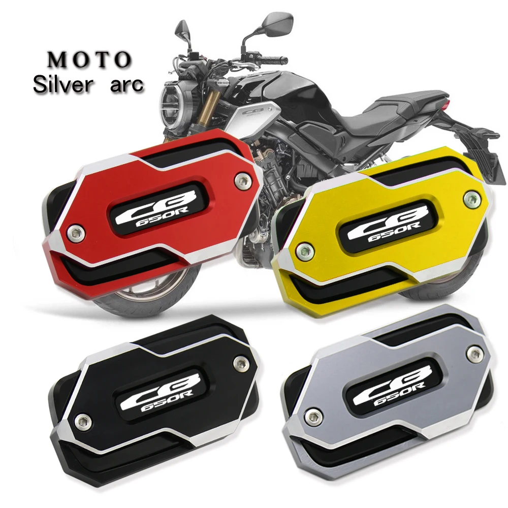 For HONDA CB650R 2019-2020 CBR650R new motorcycle CNC aluminum front brake liquid tank cover BLACK RED Titanium | Автомобили и