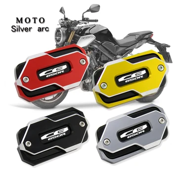 

For HONDA CB650R 2019-2020 CBR650R 2019-2020 new motorcycle CNC aluminum front brake liquid tank cover BLACK RED Titanium