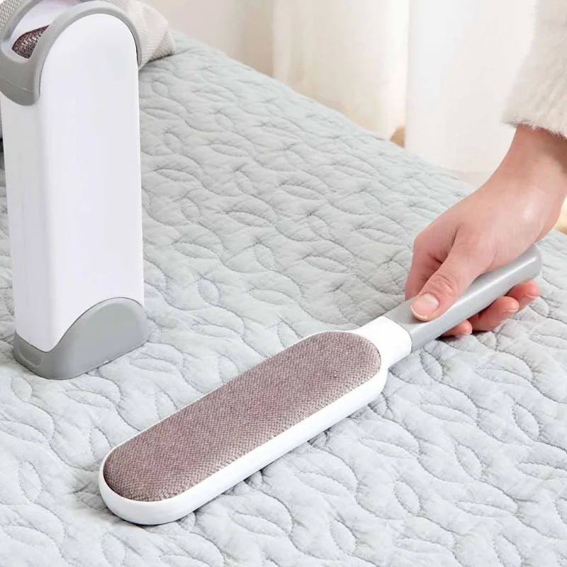 Pet Bristle Brush Double Lint Remover Fur Scrub Clothes Bag Clean Magic Dust Brushes Self-Cleaning Reusable | Дом и сад