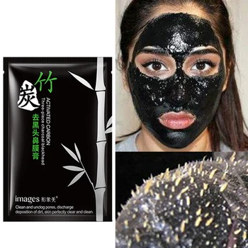 

1Pcs Black Mask Peel Off Bamboo Charcoal Purifying Blackhead Remover Mask Deep Cleansing for AcneScars Blemishes WrinklesFacial