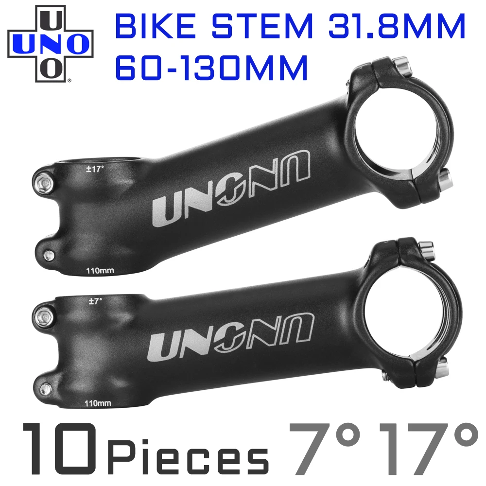UNO Bicycle Stem 7 17 Degree Mountain Road Bike Stem Ultralight Stem 10