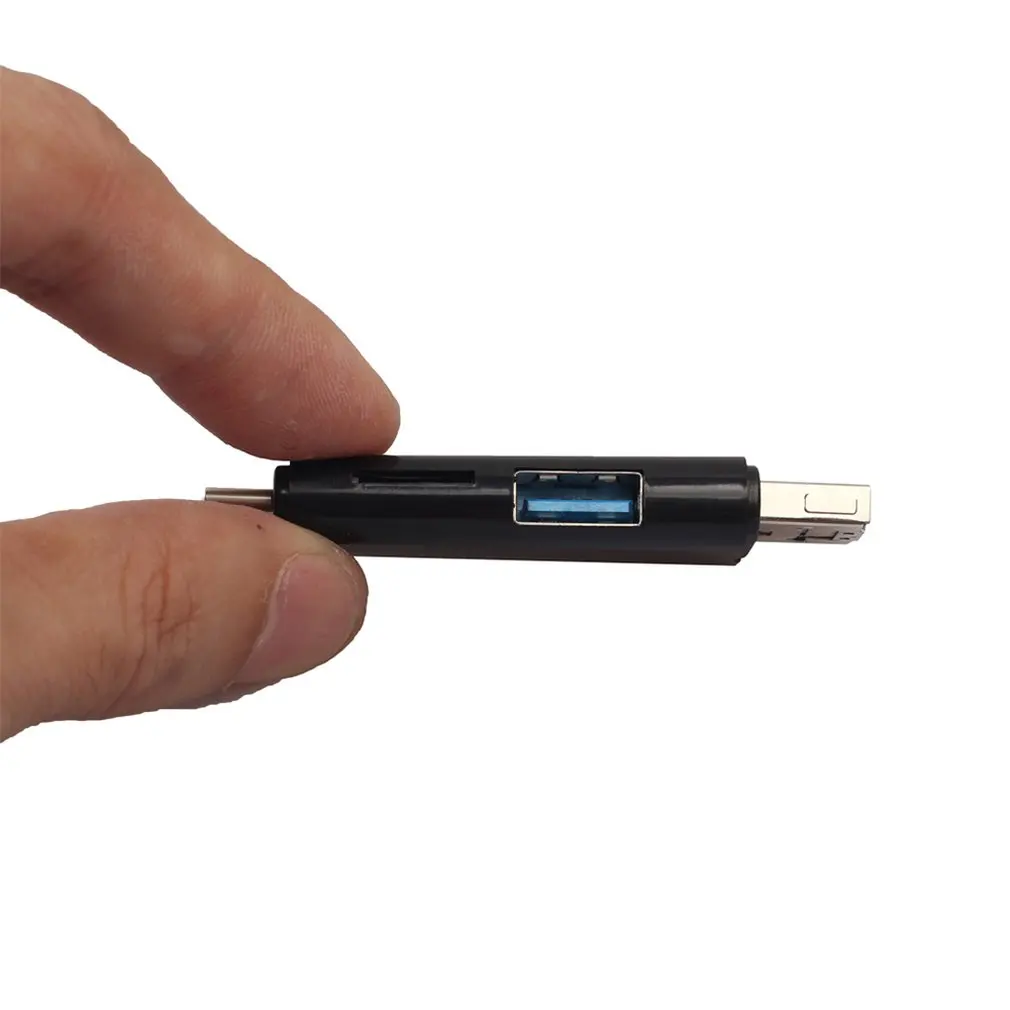 Многофункциональный 5 в 1 type-C кард-ридер Micro usb type-C флэш-накопитель адаптер разъем Высокоскоростной считыватель карт памяти