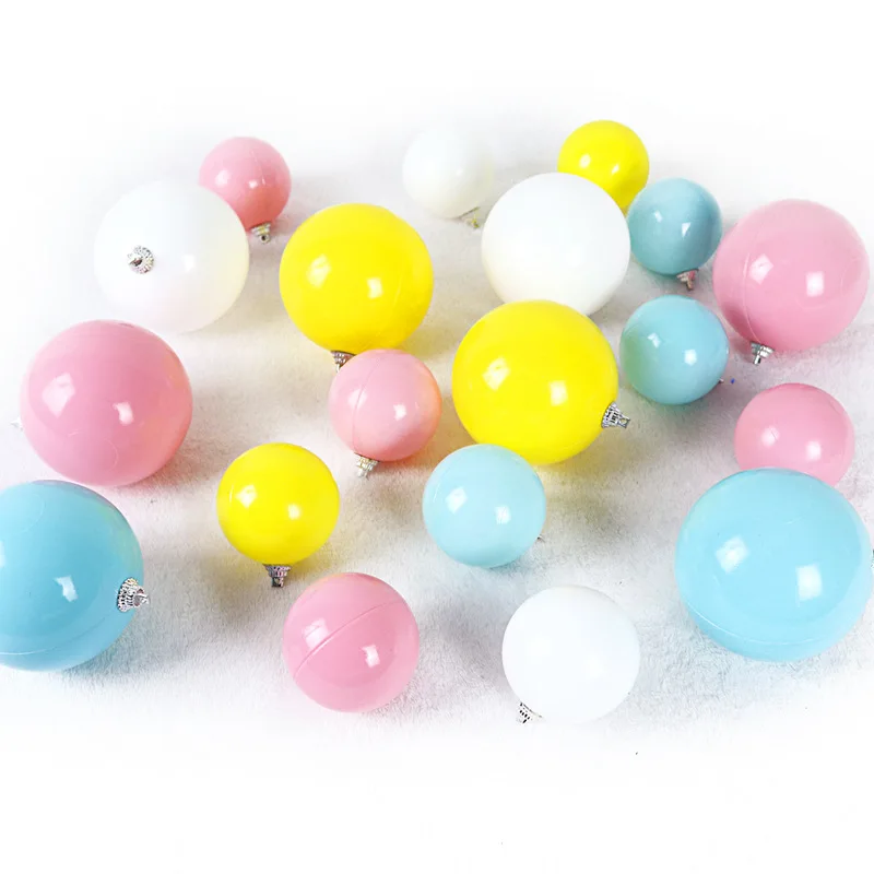 Елочный шар Пластик декоративные морской мяч 6 см/8cm24 насадка Barrel Ball для рождественой елки подвеска в форме шара