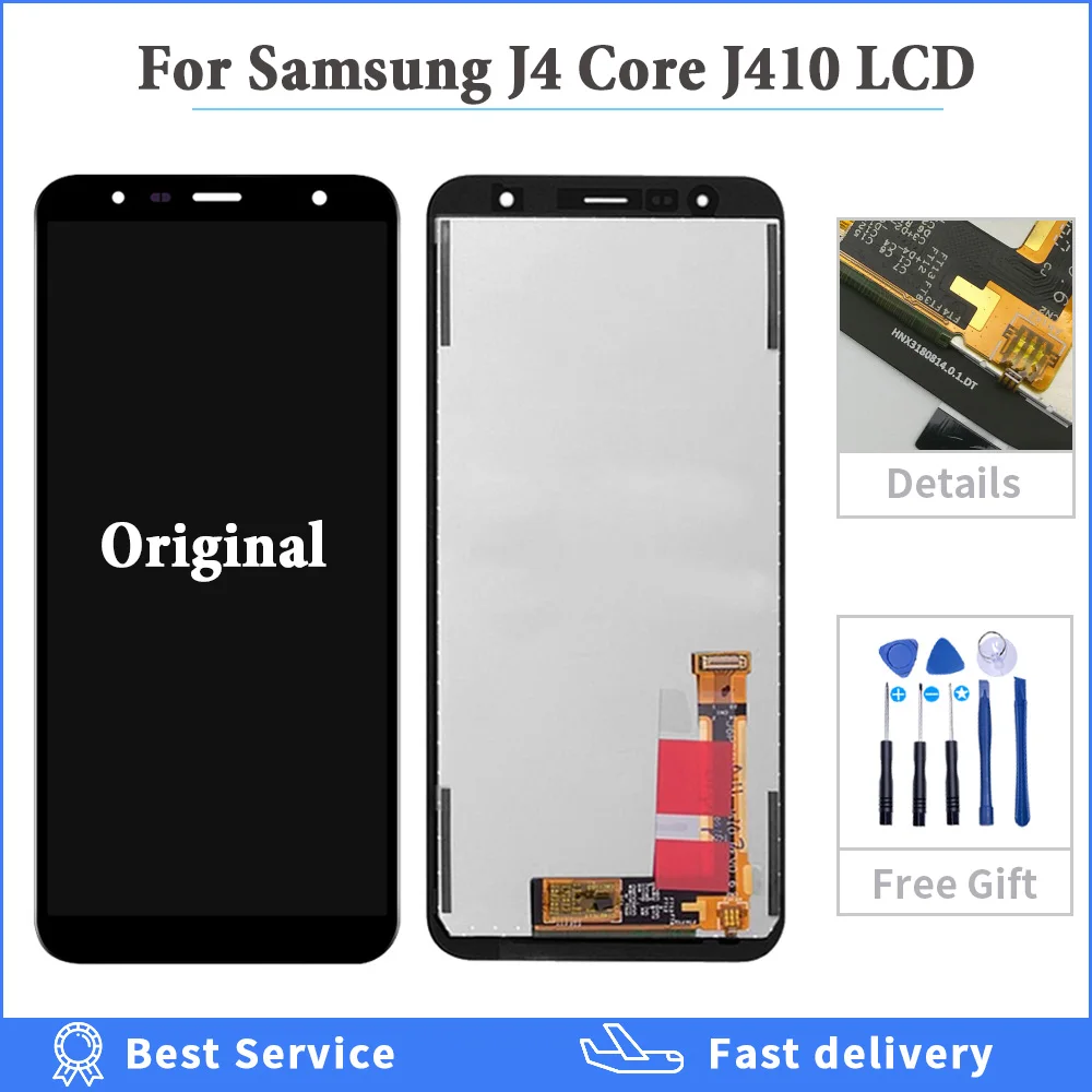 ЖК-дисплей AMOLED для Samsung J4 Core J410 запасной сенсорный экран с цифровым