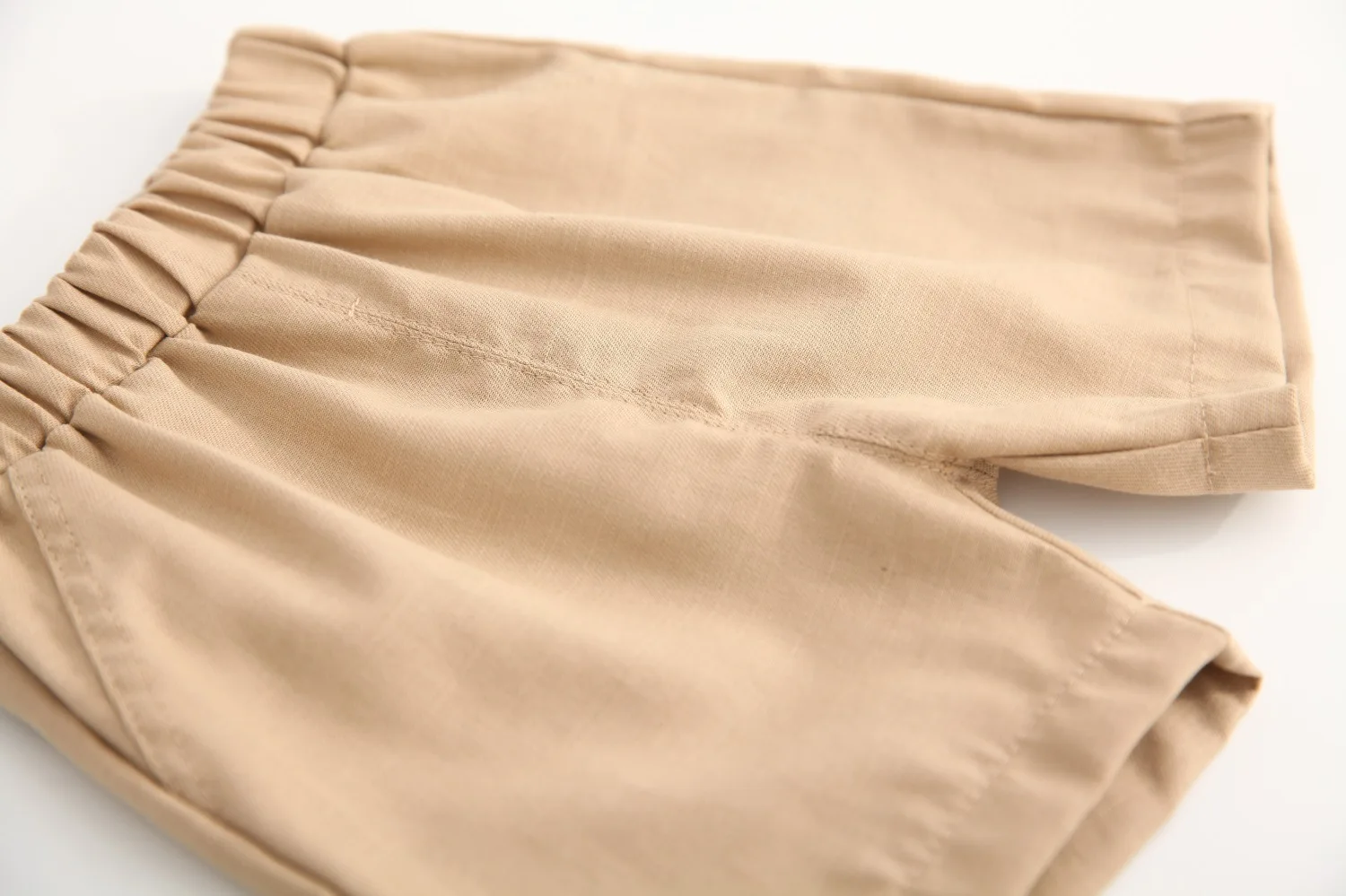 Childrenswear Baby Men And Women Children Korean-style Casual Elastic Waist Solid Color Baby Shorts Dk045