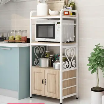 

Kitchen Shelf Landing Multi-layer Microwave Shelf Household Multi-functional Storage Oven Storage Cabinet